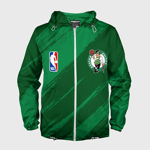 Мужская ветровка Boston Celtics NBA basketball / 3D-Белый – фото 1