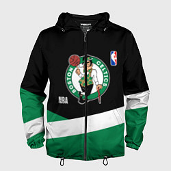 Ветровка с капюшоном мужская Бостон Селтикс НБА, цвет: 3D-черный