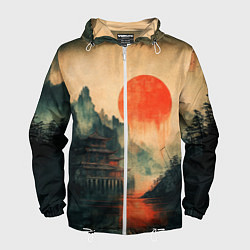 Мужская ветровка Старый Японский монастырь