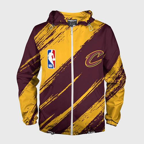 Мужская ветровка Кливленд Кавальерс - команда НБА / 3D-Белый – фото 1