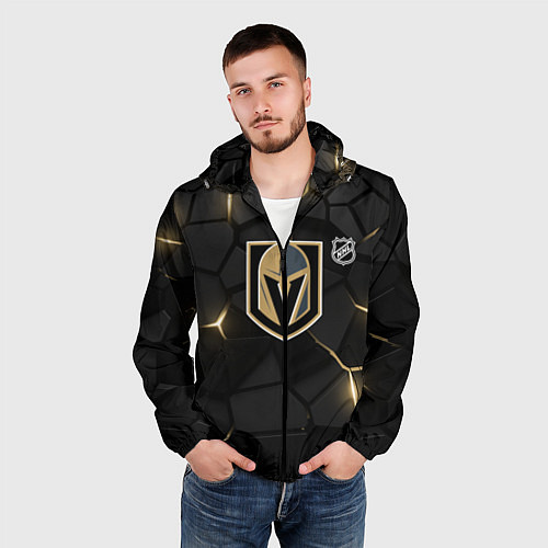 Мужская ветровка Вегас Голден Найтс - НХЛ хоккей / 3D-Черный – фото 3
