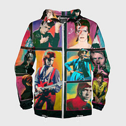 Мужская ветровка David Bowie vintage collage