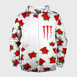 Мужская ветровка Monster energy steel rose