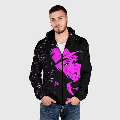 Мужская ветровка Лазарь: Элейна / 3D-Черный – фото 3