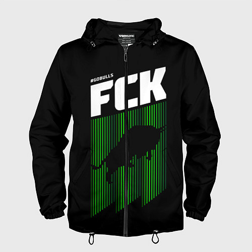 Мужская ветровка FC Krasnodar / 3D-Черный – фото 1