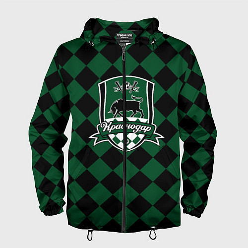 Мужская ветровка Краснодар футбол / 3D-Черный – фото 1