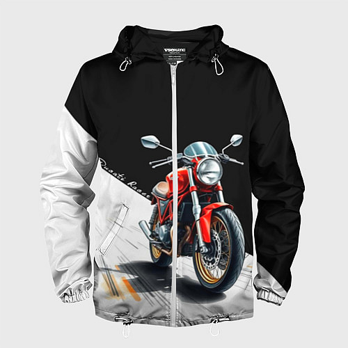 Мужская ветровка Ducati Racer / 3D-Белый – фото 1