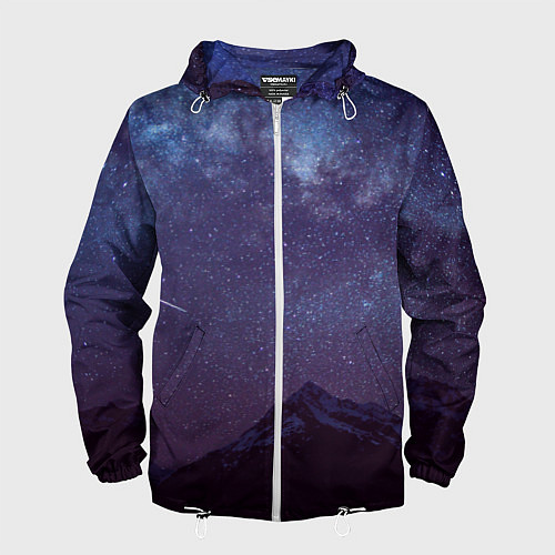 Мужская ветровка Flawless Space / 3D-Белый – фото 1