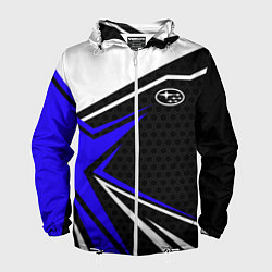Мужская ветровка Субару - blue sport