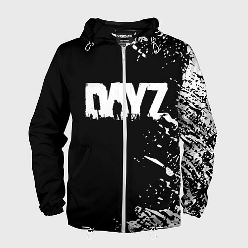 Мужская ветровка Dayz брызги красок / 3D-Белый – фото 1