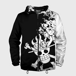 Ветровка с капюшоном мужская Символ Эйса, цвет: 3D-черный