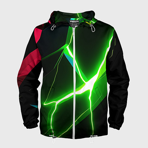 Мужская ветровка Звездный свет / 3D-Белый – фото 1