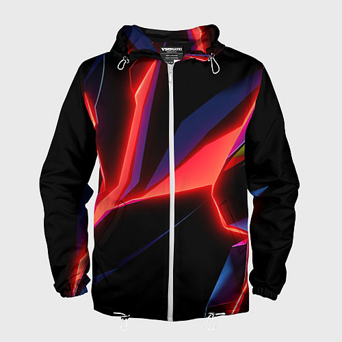 Мужская ветровка Neon red / 3D-Белый – фото 1