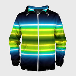 Мужская ветровка Neon multicolored lines