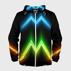 Мужская ветровка Neon multicolored lines