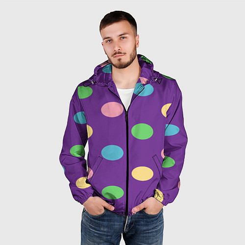 Мужская ветровка Radius color / 3D-Черный – фото 3