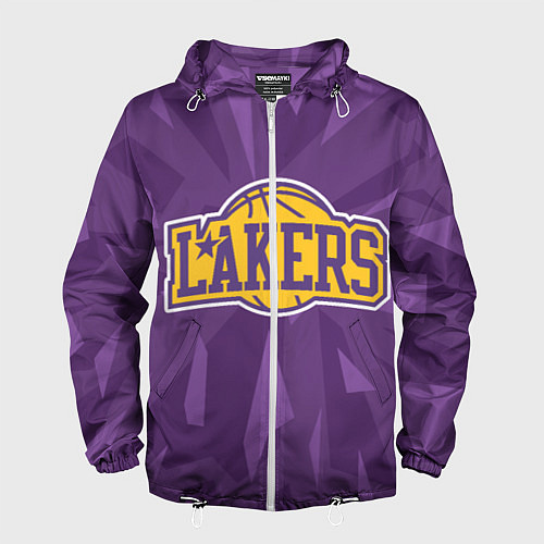 Мужская ветровка NBA Los Angeles Lakers / 3D-Белый – фото 1