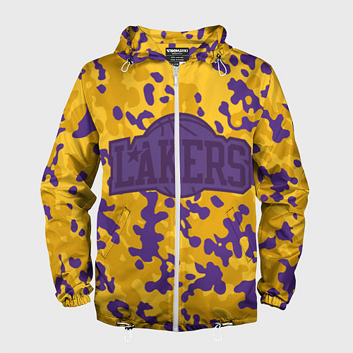 Мужская ветровка NBA LA Lakers / 3D-Белый – фото 1