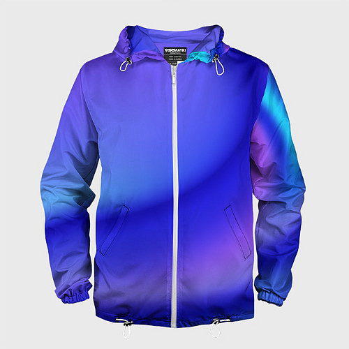 Мужская ветровка The color is multicolored / 3D-Белый – фото 1