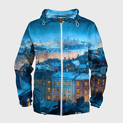 Мужская ветровка Крыши зимнего Питера