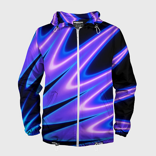 Мужская ветровка Color multi-colored neon / 3D-Белый – фото 1