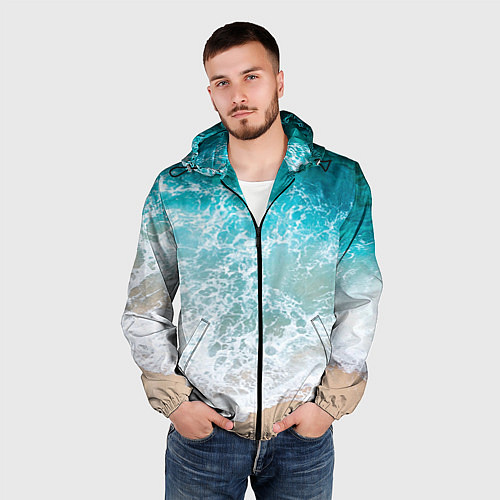 Мужская ветровка Берег / 3D-Черный – фото 3