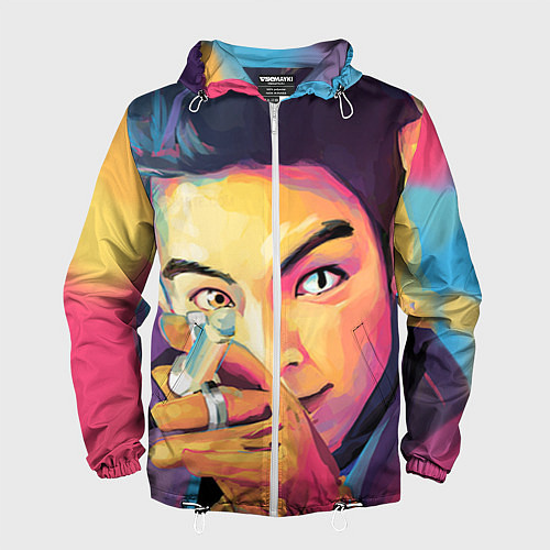 Мужская ветровка Big Bang Art / 3D-Белый – фото 1