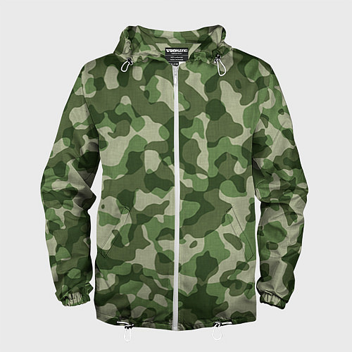 Мужская ветровка Хаки / 3D-Белый – фото 1