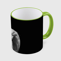 Кружка 3D Conor McGregor: Mono, цвет: 3D-светло-зеленый кант