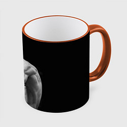 Кружка 3D Conor McGregor: Mono, цвет: 3D-оранжевый кант