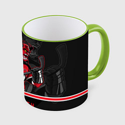 Кружка 3D New Jersey Devils, цвет: 3D-светло-зеленый кант