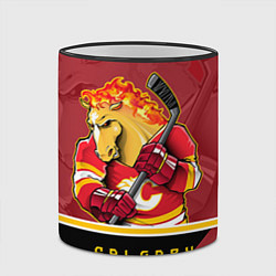 Кружка 3D Calgary Flames, цвет: 3D-черный кант — фото 2