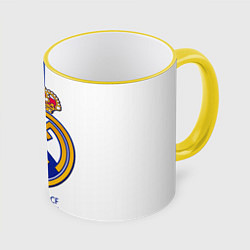 Кружка 3D Real Madrid CF, цвет: 3D-желтый кант