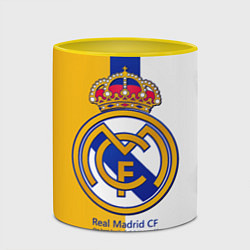 Кружка 3D Real Madrid CF, цвет: 3D-белый + желтый — фото 2