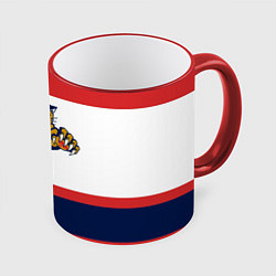 Кружка 3D Florida Panthers, цвет: 3D-красный кант