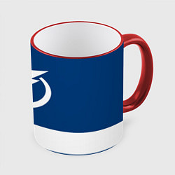 Кружка 3D Tampa Bay Lightning, цвет: 3D-красный кант