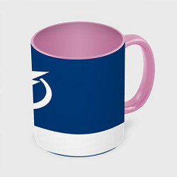 Кружка 3D Tampa Bay Lightning, цвет: 3D-белый + розовый