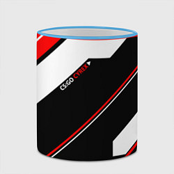 Кружка 3D CS:GO Cyrex Style, цвет: 3D-небесно-голубой кант — фото 2