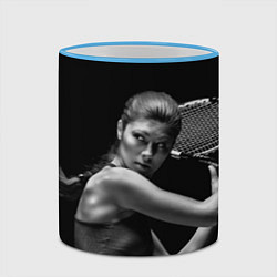 Кружка 3D Ответный удар, цвет: 3D-небесно-голубой кант — фото 2