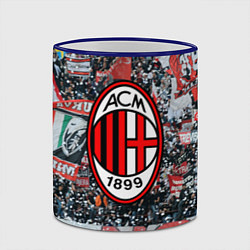 Кружка 3D Milan FC, цвет: 3D-синий кант — фото 2