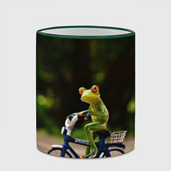 Кружка 3D Лягушка, цвет: 3D-зеленый кант — фото 2