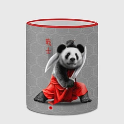 Кружка 3D Master Panda, цвет: 3D-красный кант — фото 2
