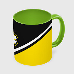 Кружка 3D NHL: Boston Bruins, цвет: 3D-белый + светло-зеленый
