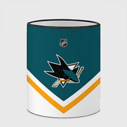 Кружка 3D NHL: San Jose Sharks цвета 3D-черный кант — фото 2