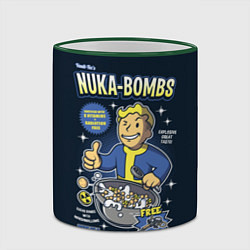 Кружка 3D Nuka Bombs, цвет: 3D-зеленый кант — фото 2