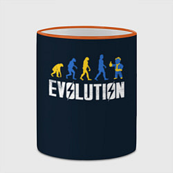 Кружка 3D Vault Evolution, цвет: 3D-оранжевый кант — фото 2