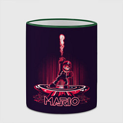 Кружка 3D Mario Tron, цвет: 3D-зеленый кант — фото 2