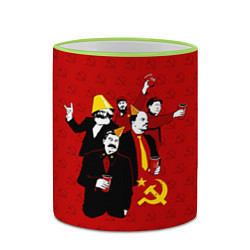 Кружка 3D Communist Party, цвет: 3D-светло-зеленый кант — фото 2