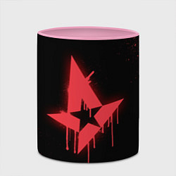 Кружка 3D Astralis: Black collection, цвет: 3D-белый + розовый — фото 2
