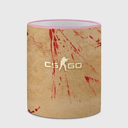 Кружка 3D CS:GO Blood Dust, цвет: 3D-розовый кант — фото 2